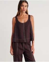 Jag - Sabine Linen Scoop Cami