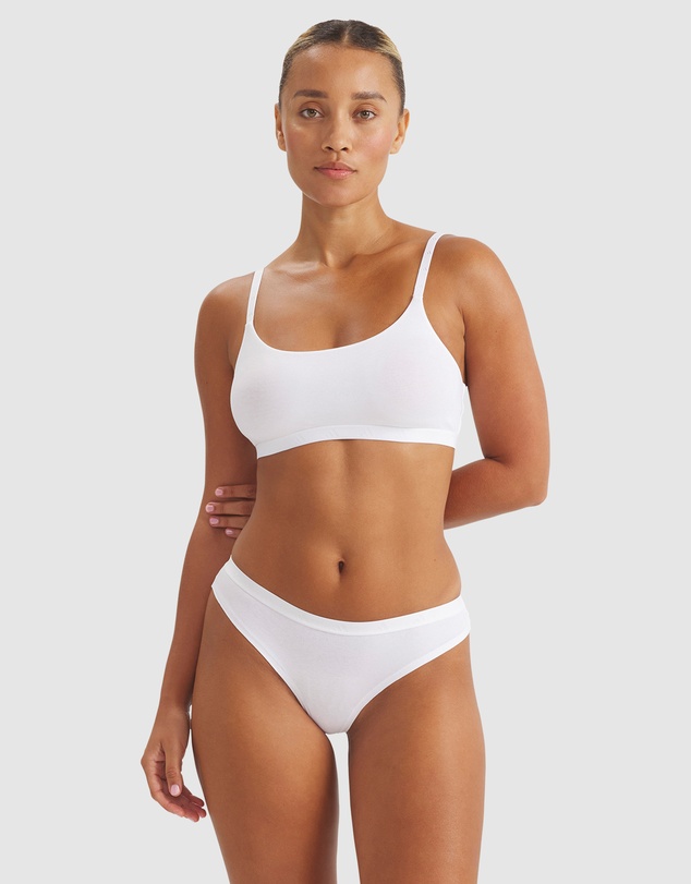 adidas Sportswear - Active Essentials Wirefree Cotton Scoop Bralette