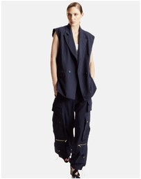 Cynthia Rowley - Oversized Double Breasted Vest