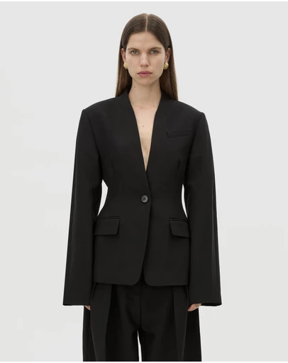 CAMILLA AND MARC - Tala Fitted Collarless Blazer