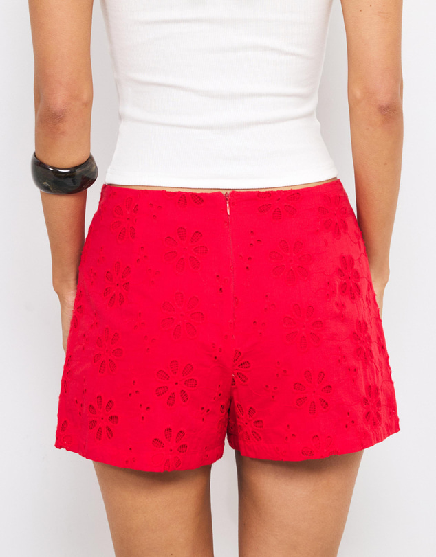 AERE - Vivi Cotton Broderie Shorts