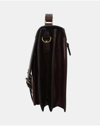 Pierre Cardin - Pierre Cardin Men's Leather Business/Computer Bag