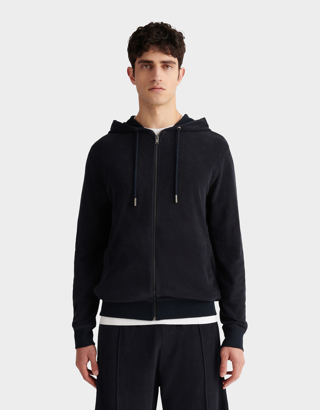 Peckham Rye  - Peckham Rye Towelling Full Zip Hoodie