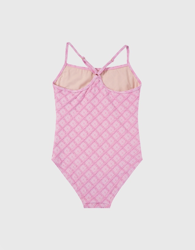 Aqua Blu Kids - Stepping Stones Pink Active One Piece - Teens