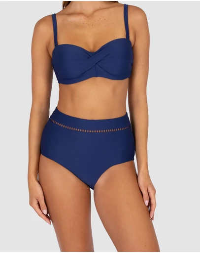 Baku Swimwear - Rococco Lace High Waist Bikini Bottom