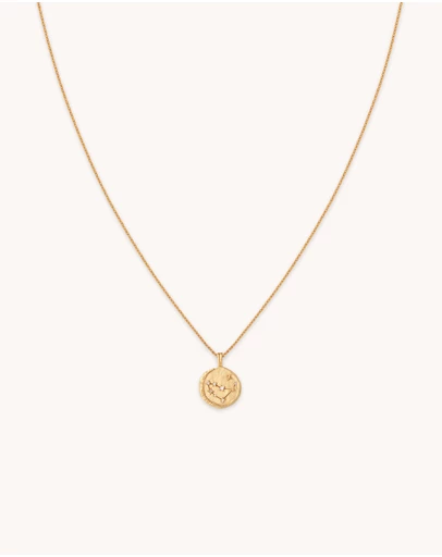 Astrid & Miyu - Zodiac Crystal Pendant 18ct Gold Plated Necklace