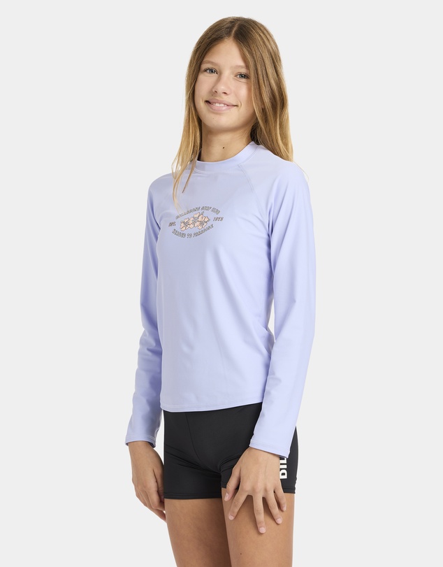 Billabong Kids - Girls 6 to 16 Surf Club Long Sleeve Rash Vest
