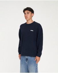 Huffer - Fleet Knit Crew