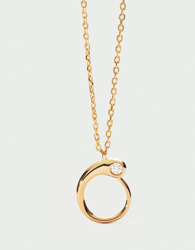 PDPAOLA - Initial 2026 O Pendant Necklace