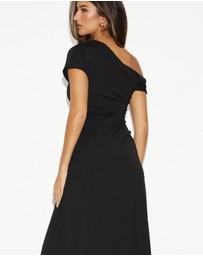 Dazie - Mojito Draped Maxi Dress