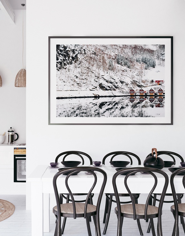 LEGGERA - Village by the Fjord Print