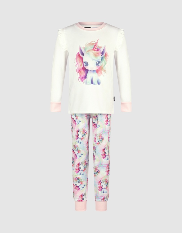 Rock Your Kid - Unicorn Pony Frill Long Sleeve Helena Sleep Set
