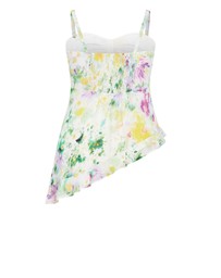 City Chic - Skai Asymmetrical Print Top