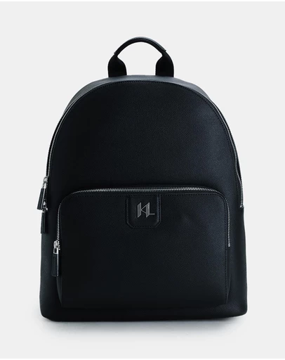 Karl Lagerfeld - K/Monogram Leather Backpack