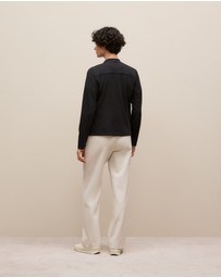 Trenery - Bamboo Viscose Blend Jacket in Black