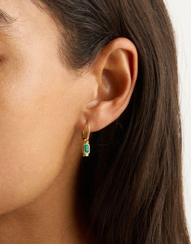 By Charlotte - Gold Strength Within Hoops