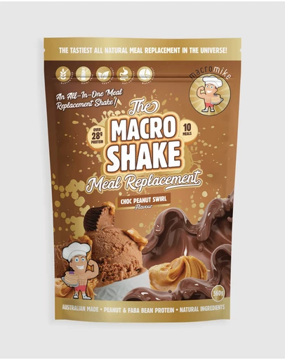 Macro Mike - The Macro Shake Meal Replacement Choc Peanut Swirl