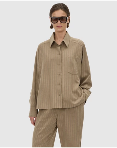 C&M CAMILLA AND MARC - Sedona Striped Shirt
