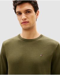 Tommy Hilfiger - Flag Embroidery Crew Neck Jumper