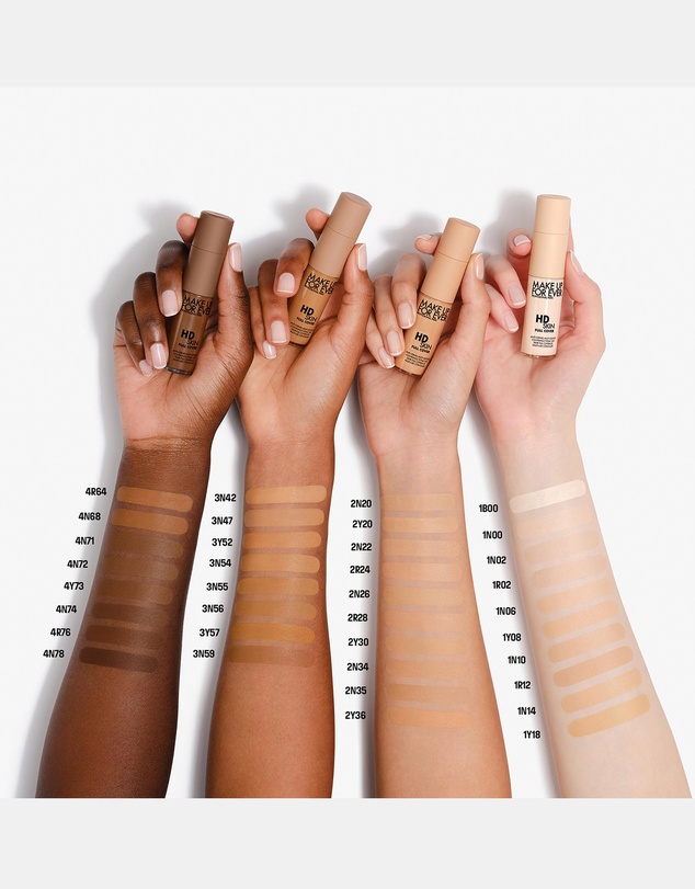 MAKE UP FOR EVER - HD Skin Full Cover Concealer Multi-Use Concealer with Niacinamide & Hyaluronic Acid