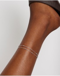 Najo - Halcyon Silver Anklet