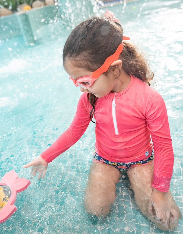 Splash About - Long Sleeve Rashies - Strawberry Field & Pink