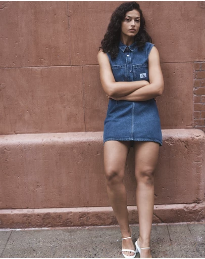 Calvin Klein Jeans - Denim A-line Mini Skirt