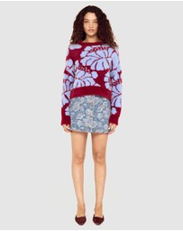 MINKPINK - Amara Intarsia Knit Jumper