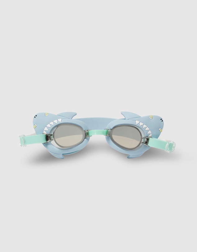 Sunnylife - Salty the Shark Mini Swim Goggles Aqua - Kids