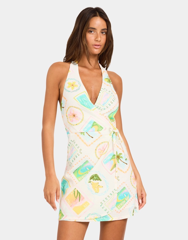 Roxy - Womens Postcards Wrap Dress