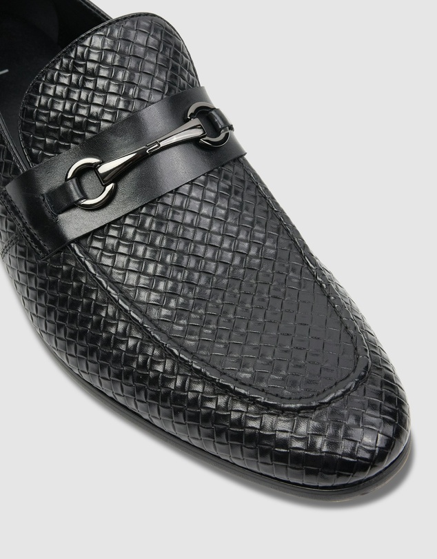 yd. - Harrison Textured Leather Loafer