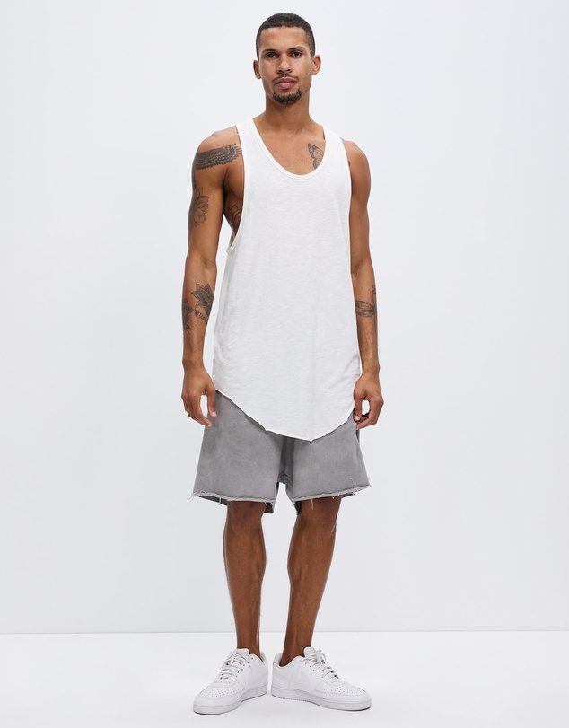 Surrounded By Ghosts - The Andesine Low Crotch French Terry Drawstring Shorts