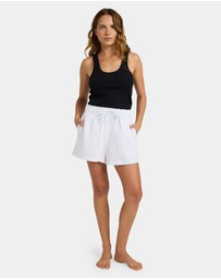 Roxy - Womens Place To Be Linen Shorts