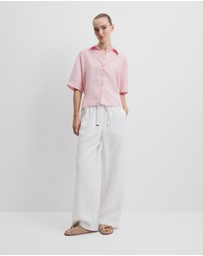 Country Road - Organically Grown Linen Short Sleeve Shirt