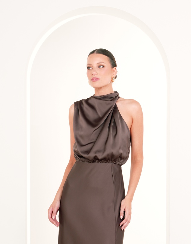 Pilgrim - Como High Neck Midi Dress