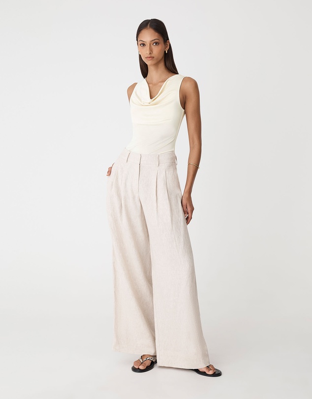 Forcast - Sabrina Cowl Neck Top