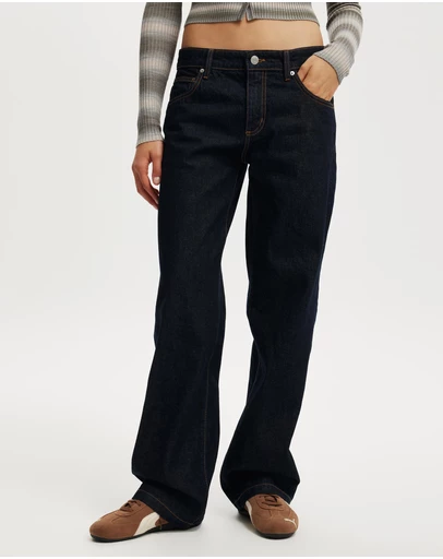 Cotton On - Low Rise Straight Jeans