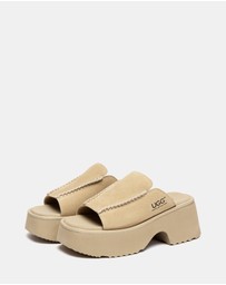 EVERAU - Australian Shepherd Ugg Haive Cow Suede Upper Loafer Oxfords Flats
