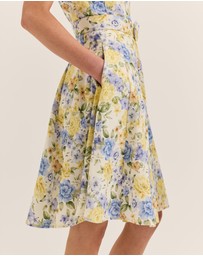 Review - Elba Floral Panelled Dress