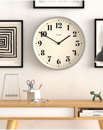 Newgate - Newgate Number Two Wall Clock Matte Posh Grey