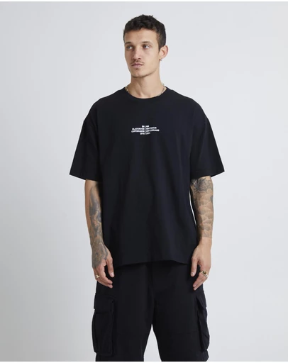 Black Noise White Rain - Tour Shorts Sleeve T-Shirt