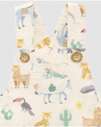 Purebaby - Short Leg Overall -Kids-Babies
