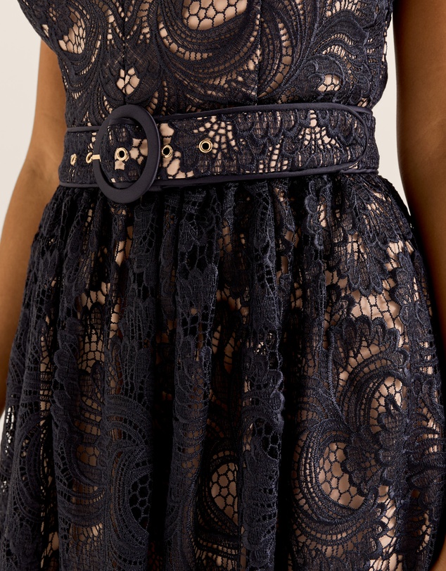 Review - Illusion Lace Midi Dress
