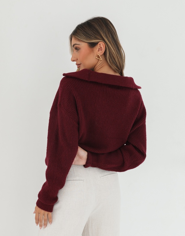 Esther & Co - Merete Knit - Bordeaux