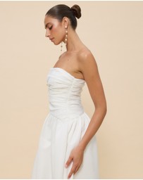 CHANCERY - Hazel Drop Waist Strapless Gown