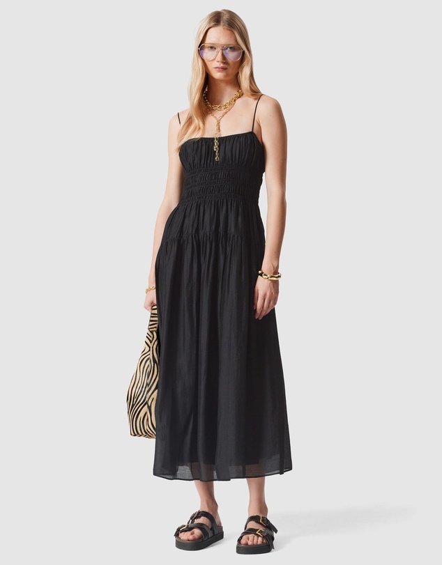 & Other Stories - Ruched Midi Dress