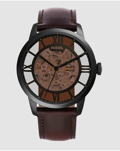 Fossil - Townsman Dark Brown Automatic Mechanical Watch