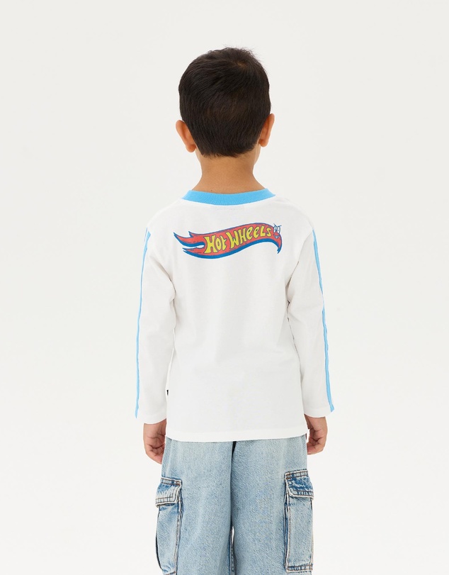 Rock Your Kid - Hot Wheels Long Sleeve Tee - Kids-Teens