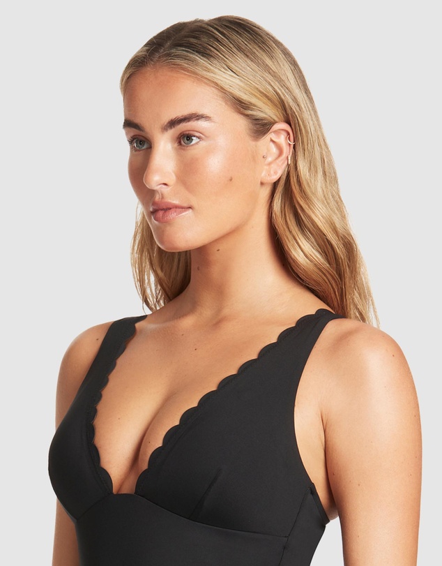 Sea Level Australia - Scalloped Longline Tri One-Piece