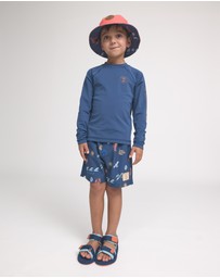 Crywolf - LONG SLEEVE RASH VEST Navy